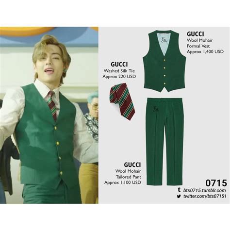 gucci shirt taehyung|bts dynamite gucci outfits.